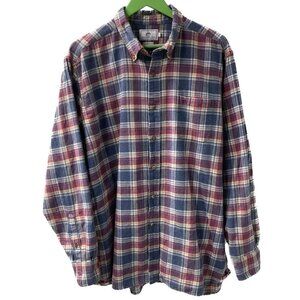 Southern Tide Soft Mulitcolored Flannel Long Sleeve Shirt Size XL